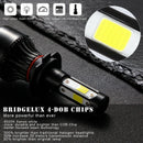 2*4-Sides H7 COB Hi-Lo Beam LED Headlight Kit  Bulb High Low 6500K