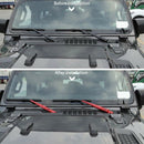 Front Window Windshield Wiper Blade Decoration Trim Cover for 2018-2019 Jee H9C8