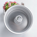 2x Round Hollow Chiffon Cake Mold Angel Food Cake Pan w/ Removable Bottom 6"