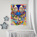 5D DIY Full Drill Diamond Painting Owl Embroidery Mosaic Kit Bedroom Decor