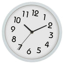 25cm Super Quite Clock Non Ticking Quartz Wall Clock Home Decor White