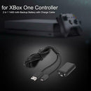 1400mAh Battery+USB Cable Charging Kit for XBOX ONE Wireless Gamepad Controller
