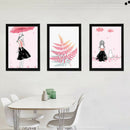Nature Solid Simple Wooden Frame A3 Black Wood Frame with Mats for Wall Mou