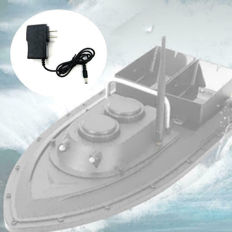 Charger Plug for Flytec 2011-5 Fish Finder Remote Control Fishing Bait RC B G3D5