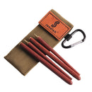 Camping Foldable Chopsticks Cutlery Chopsticks With Carrying Bag