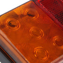 1Pair Amber Red Car Truck Trailer Rear Led 10LED Tail Indicator Stop Brake Li Gw
