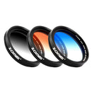 37mm Graduated Lens Filter Camera Filter Kit with Clip for Mobile Tab