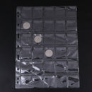 1 Sheet 30 Pockets Plastic Coin Holders Storage Collection Money Album CaseJR