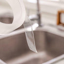 Waterproof Self-adhesive Transparent Kitchen Bathroom Tapes (0.8mm*50mm*5m) A