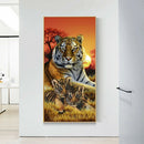 Animal Tiger Full Drill Diamond Painting Mosaic Kit Rhinestone Bead Craft