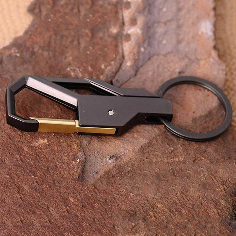 1 x Mens Creative Alloy Metal Keyfob Gift Car Keyring Keychain Key Chain Ring AU