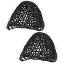 2 Pieces Black Hair Net with Elastic, for Civil War Era Costumes