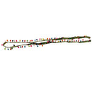 2pcs Bohemian Style Pompom Beads Fringe Braid Jacquard Ribbons 1 Yard