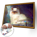 1000pcs DIY Light Giant Cat Puzzle Educational Learning Assembling Toys