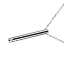 Urn Memorial Cylinder Pendant Necklace Ashes Keepsake Exquisite Cremation .