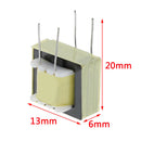 2 Pcs audio transformers 600:600 ohm europe 1:1 EI14 isolation A lj