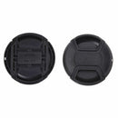 2 Pcs 62mm Plastic Clip On Front Lens Cap Cover Black for Camera O7U4