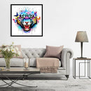 5D DIY Full Drill Diamond Painting Colorful Tiger Cross Stitch Embroidery
