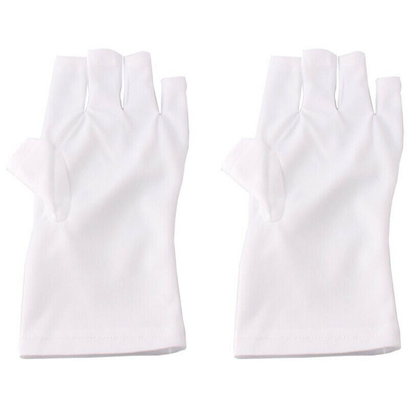 1 Pair Uv Light Lamp Radiation Protection Nail Art Uv Gel Anti Uv Glove Han Y5G5