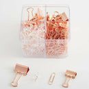 226pcs Office Supplies With Storage Box Binding Assorted School Paper Clips Set