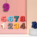 Math Toys Digital Shape Pairing Learning Preschool Counting Board Kids Educ V5M4