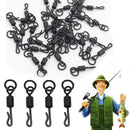24mm Quick Change Ring Swivels Hook Carp Black Rig Link Fishing Terminal Tackle