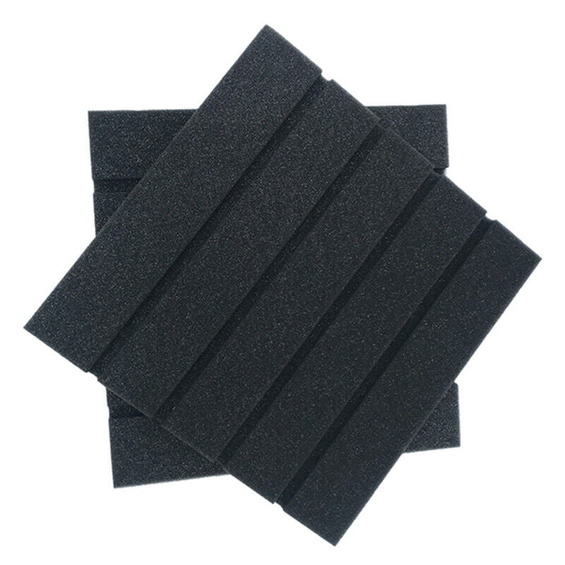 6pcs Recording Studio Soundproofing Acoustic Panels Foam Thick Sponge Light