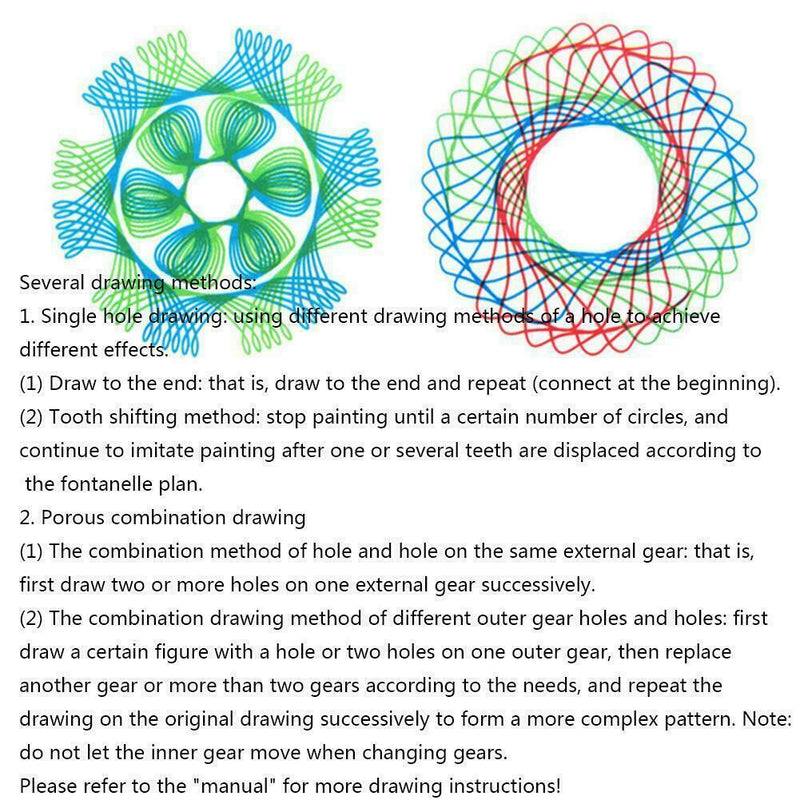 27Pcs/Set Magical Ruler Kaleidoscope Painting New S5K2