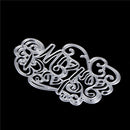 Best Wishes Metal Cut Dies Stencils for Scrapbooking DIY Cards Making IkTEUS