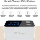Quick Charge Type C Charger Led Display Wall Charger 3 Port USB Adapter StaS Hn