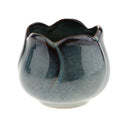 European Lotus Incense Cones Burner Candle Tealight Holder Ornament Blue