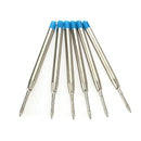 6 ballpoint pen refills 10 cm blue large refill refills Q4Z6