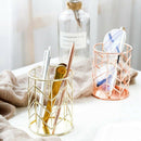Wire Metal Pen Holder, Makerup Brush Holder Pencil Holder Desk Organizer Fo