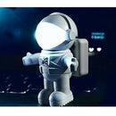 Creative 0.5W Astronaut Shaped Night Light USB Eye-caring Reading Lamp Lamp
