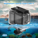 Underwater Waterproof Housing for Gopro Hero 9 Sports Camera Diving Shell  A