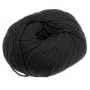 50g Knitting Crochet Black Soft Baby Cotton Wool Yarn Knitwear Craft DIY