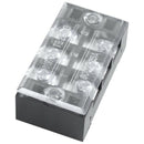 600V 25A Dual Row 3 Position Screw Barrier Terminal Block 10 Pcs