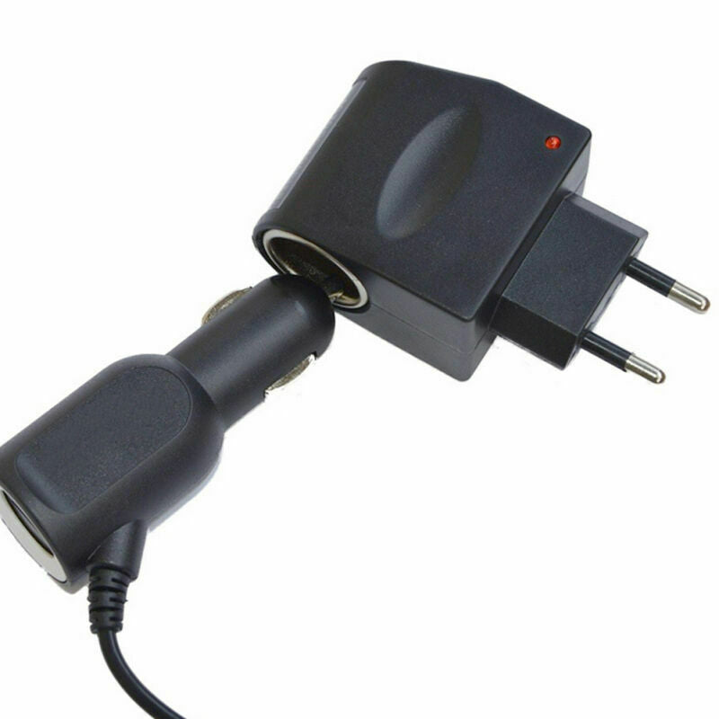 Car Plug Adapter AC DC Power Socket Cigarette lighter V 220 EU W V-12 J2U3