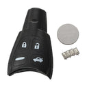 4 BTN Remote Key Fob Case Full Repair Kit For SAAB 93 95 9-3 9-5 Tid Aero