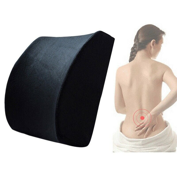 Memory Foam Seat Chair Lumbar Back Support Cushion Pillow For Office Home C R5J2