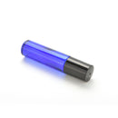 1x Glass Roll-On 10ml empty Fragrance Perfume essential Oil Bottle Blue 3CAUBA