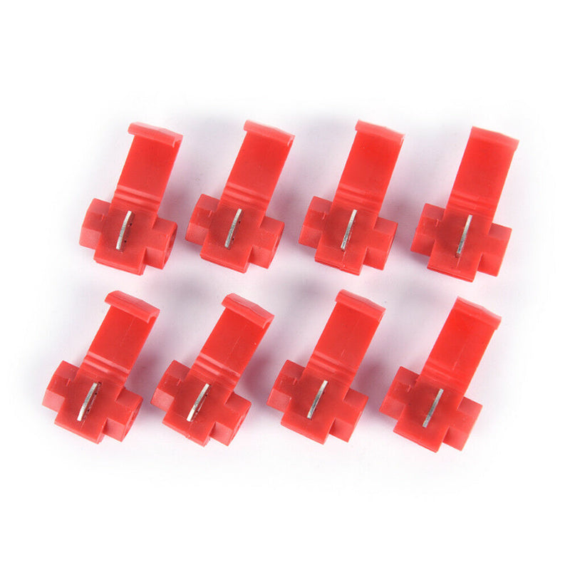 50x  Lock Wire Electrical Cable Connectors Quick Splice Terminals Crimp Pf