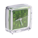 Portable Small Bed Clock Travel Quartz Snooze Alarm Clock with LED Night 3#