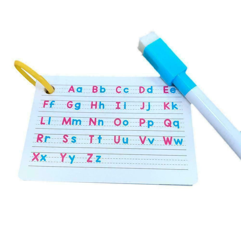 Alphabet Cards A-Z Kids Toddlers Preschool Early Learning Sen Resource New T1X1