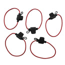 Qty 5 In-line Fuse Holder Mini  Fuse