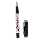 Jinhao Plum Blossom Fountain Pen Fine Black&White Graduation Ceremony Office