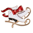Christmas Brooch Pin Xmas Bow gifts