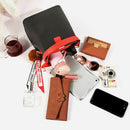 New Retro Bucket Women'S Bag Korean Fashion Wild Handbag Wide Shoulder Stra