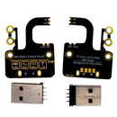 2Pcs Micro-Usb To Type A Usb Adapter Board Expansion Board Usb Power Supply