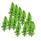 100 Fir Tree Models for Park Train Railway Landscape Layout 1:160 to 1:220 Scale